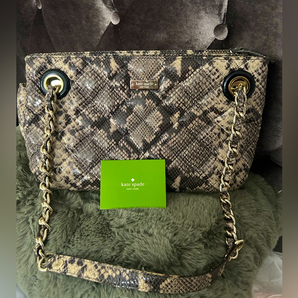 EUC Kate Spade Vintage Exotic Leather Bag